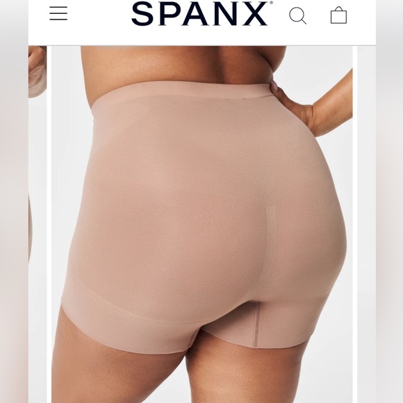 spanx power short Cafe S NWT - Picture 6 of 7